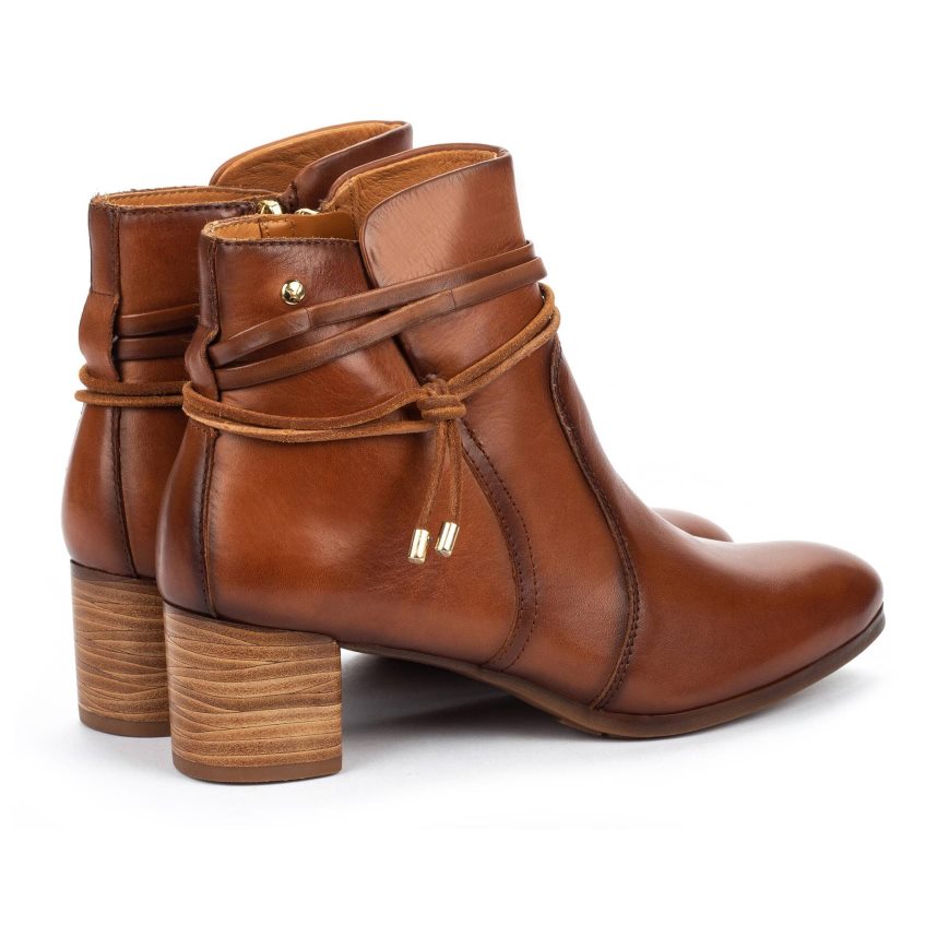 Women's Pikolinos CALAFAT Ankle Boots Brown | NZ C27A508